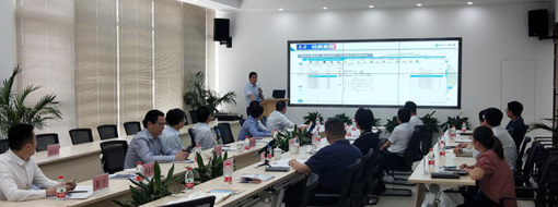 国元证券总裁陈新一行莅临中水龙8国际指导调研事情