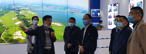 合肥市人大常委会副主任孔向阳一行莅临中水龙8国际调研