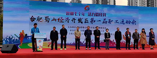 中水龙8国际在蜀山经济开发区第一届职工运动会上首创佳绩