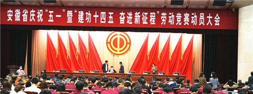 中水龙8国际总裁李兵荣获“安徽省劳动竞赛先进小我私家”暨“安徽省五一劳动奖章”