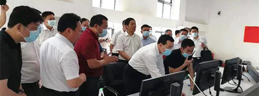 湖北省委常委、省委统战部部长尔肯江·吐拉洪一行到大垸子泵站项目检查指导事情